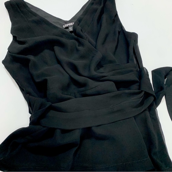 Express Tops - Express Black Sleeveless Blouse